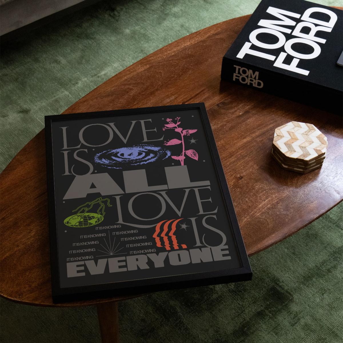 Black Love Is - Giclee Fine Art Print - Small | 12 X 16" | East Side Studio London – image 5