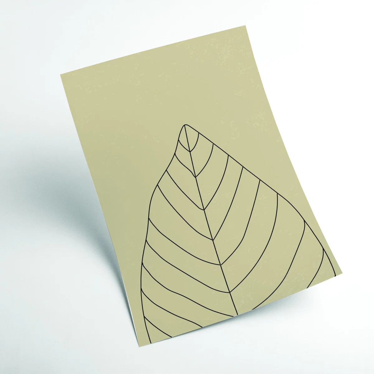 Black Minimal Leaves #1 Extra Small Stanley Print House – image 2