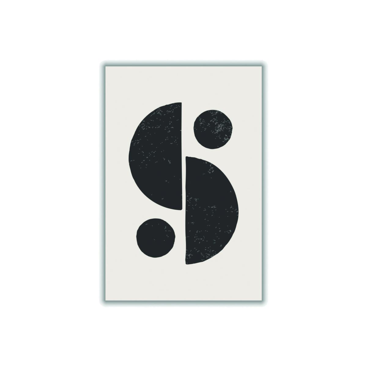 Black Abstract Shapes Series #2 Xxs Stanley Print House – image 1