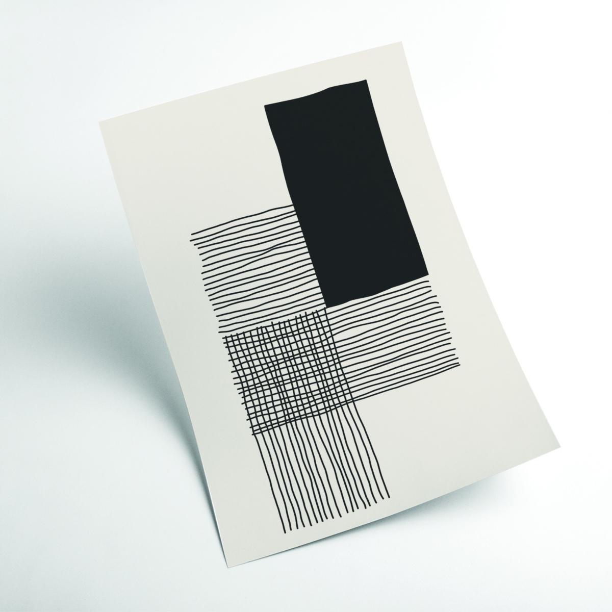 Black Dark Minimalism Series #4 A1 594 X 841Mm Stanley Print House – image 2