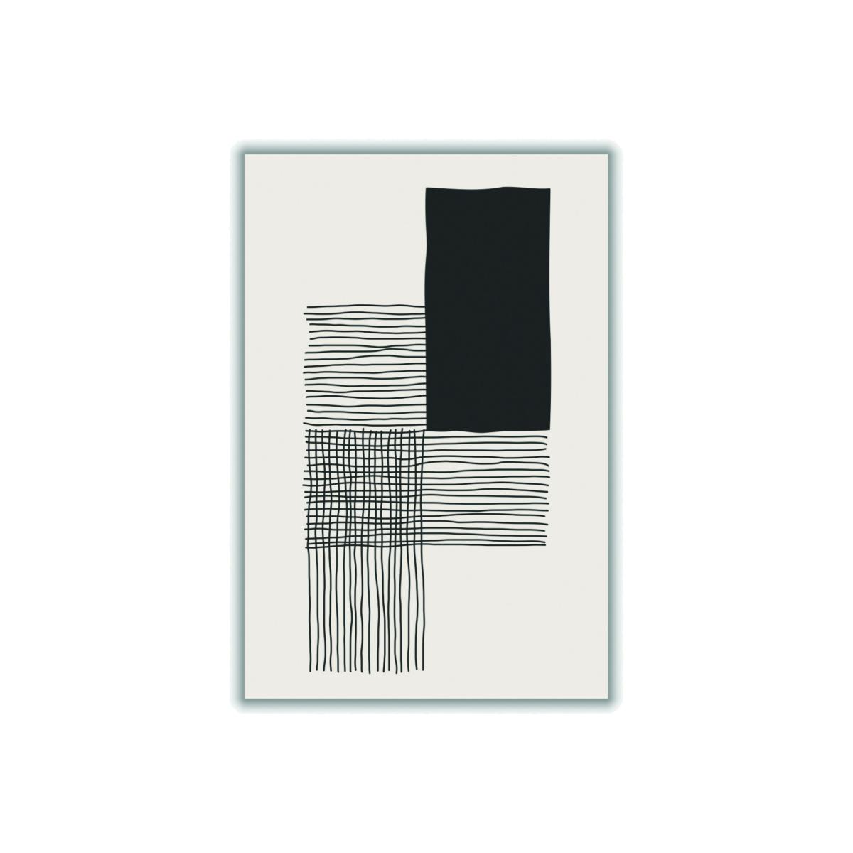 Black Dark Minimalism Series #4 A1 594 X 841Mm Stanley Print House – image 1