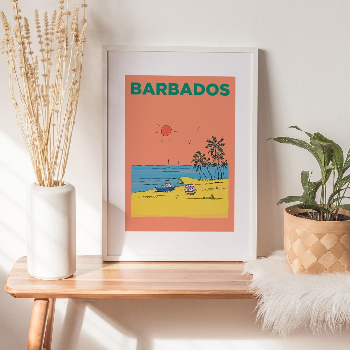 Barbados Summer Escapes Print Places & Spaces Art Co. – image 2