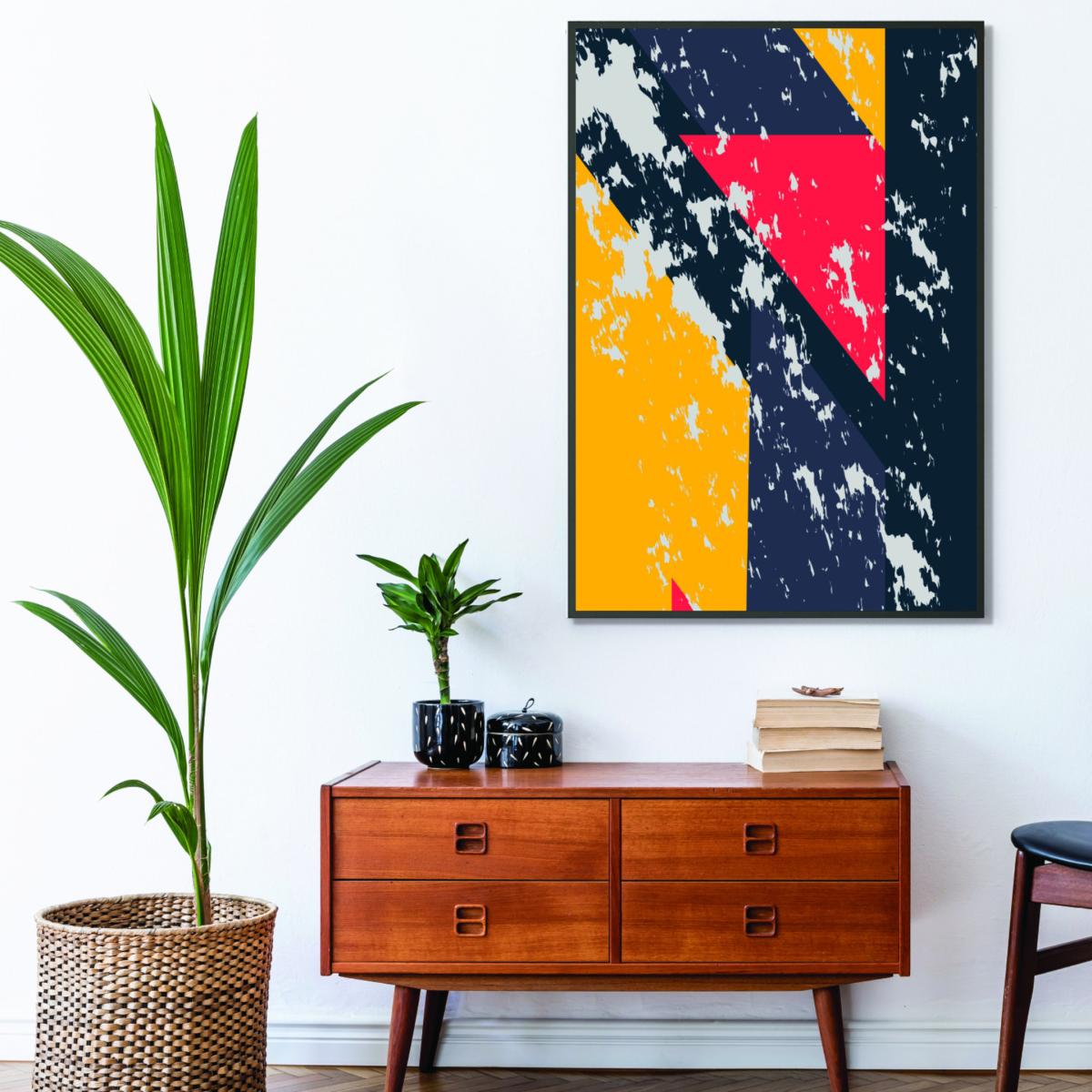 Vibrant Geometric #2 A4 210 X 297Mm Stanley Print House – image 3