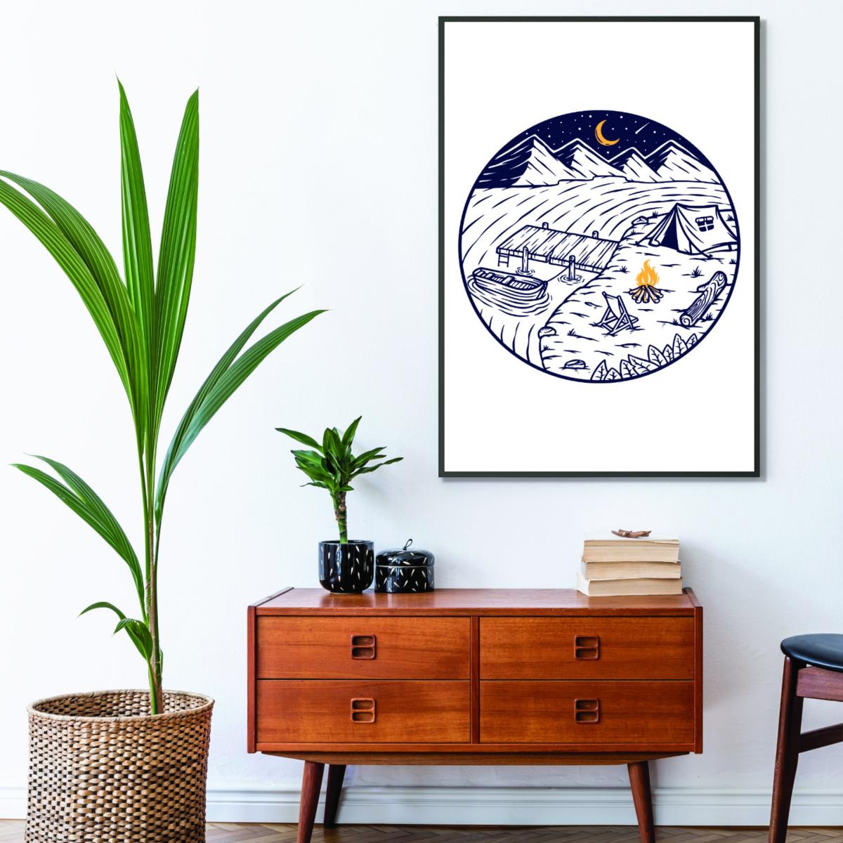 Black Slice Of Paradise Extra Small Stanley Print House – image 3
