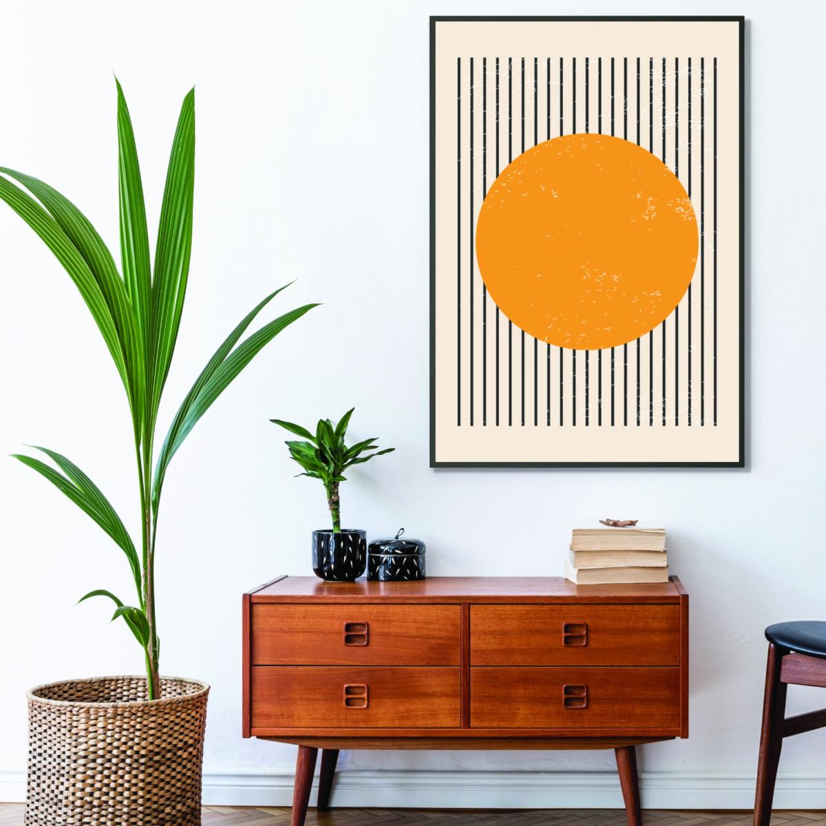 Yellow / Orange Boho Sunshine A1 594 X 841Mm Stanley Print House – image 3