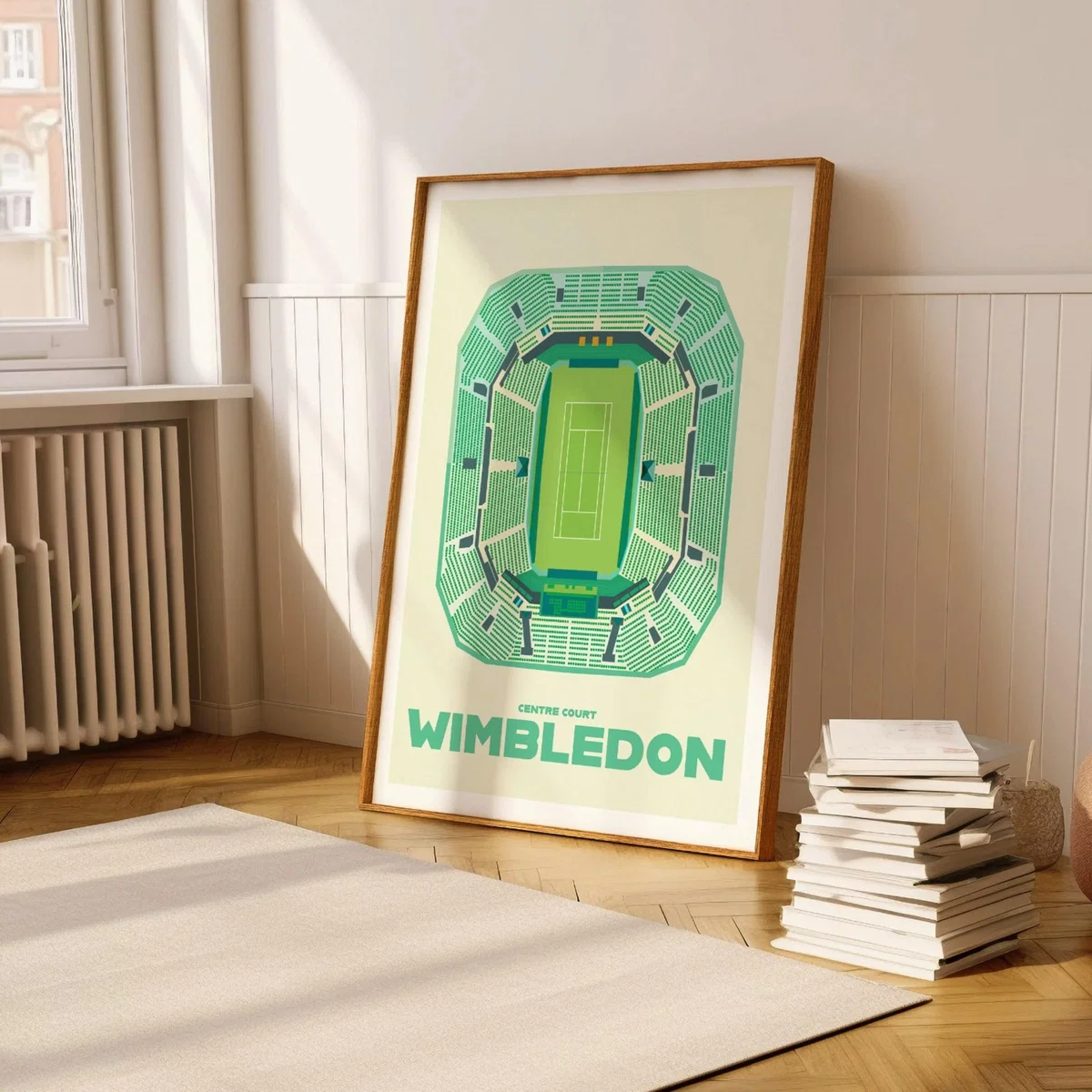 Neutrals Wimbledon London Art Print | A3 | 297 X 420Mm | Eye for London Prints – image 3
