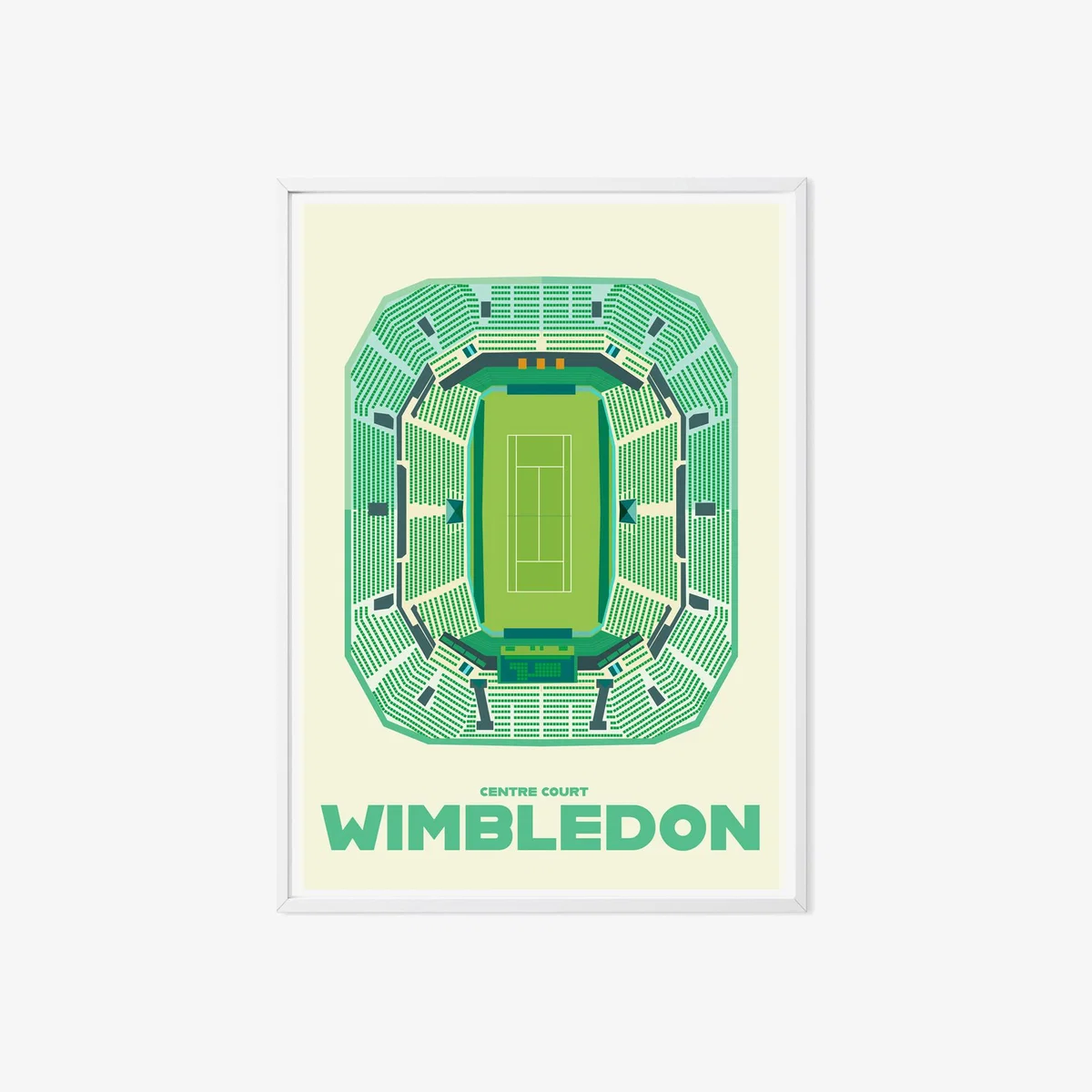 Neutrals Wimbledon London Art Print | A3 | 297 X 420Mm | Eye for London Prints – image 1