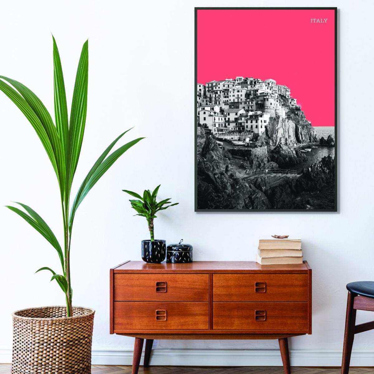 Halftone Italy Red A1 594 X 841Mm Stanley Print House – image 3