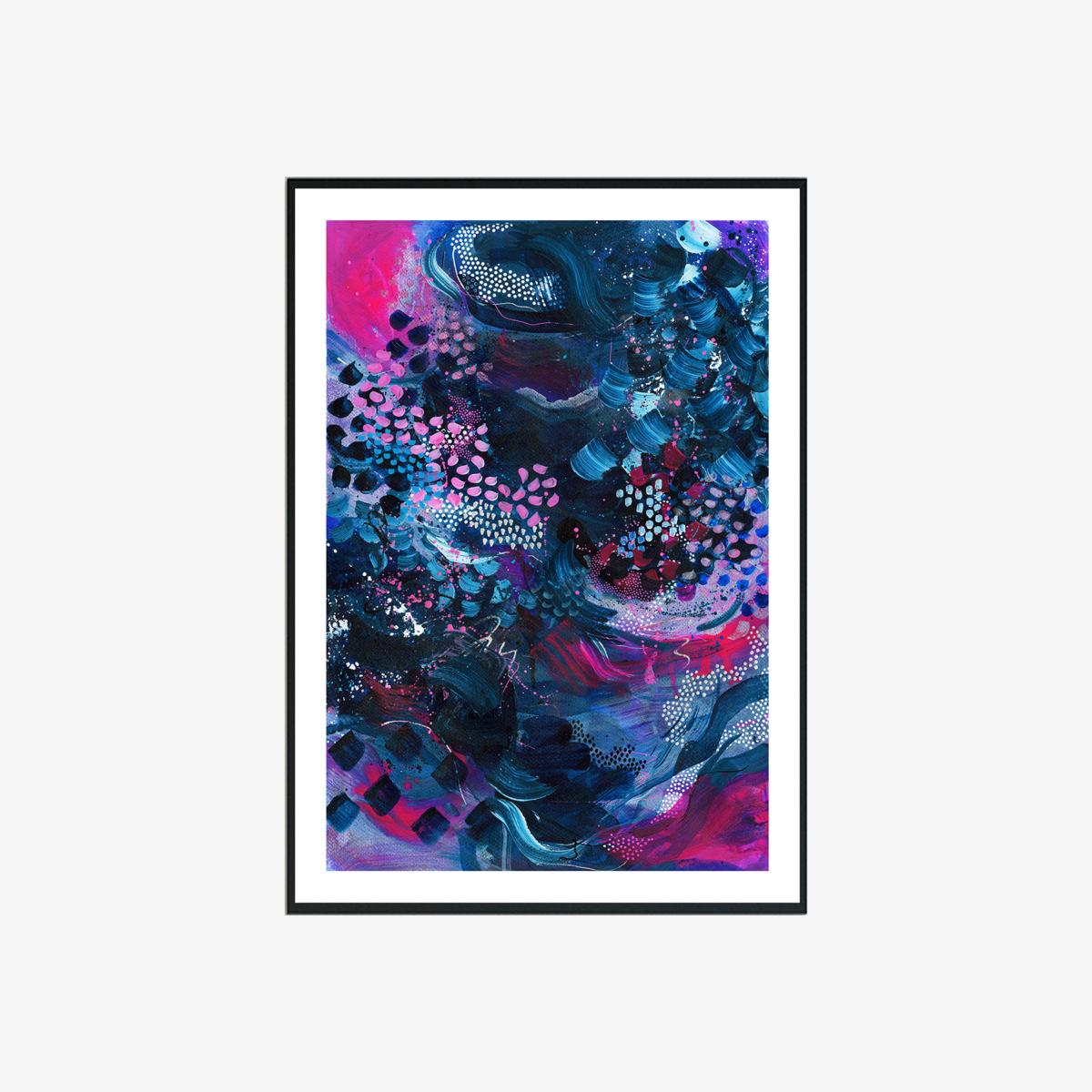 Pink / Purple / Blue I Can Still Make The Whole Place Shimmer, Large Print | Jessica Slack Studio – image 1