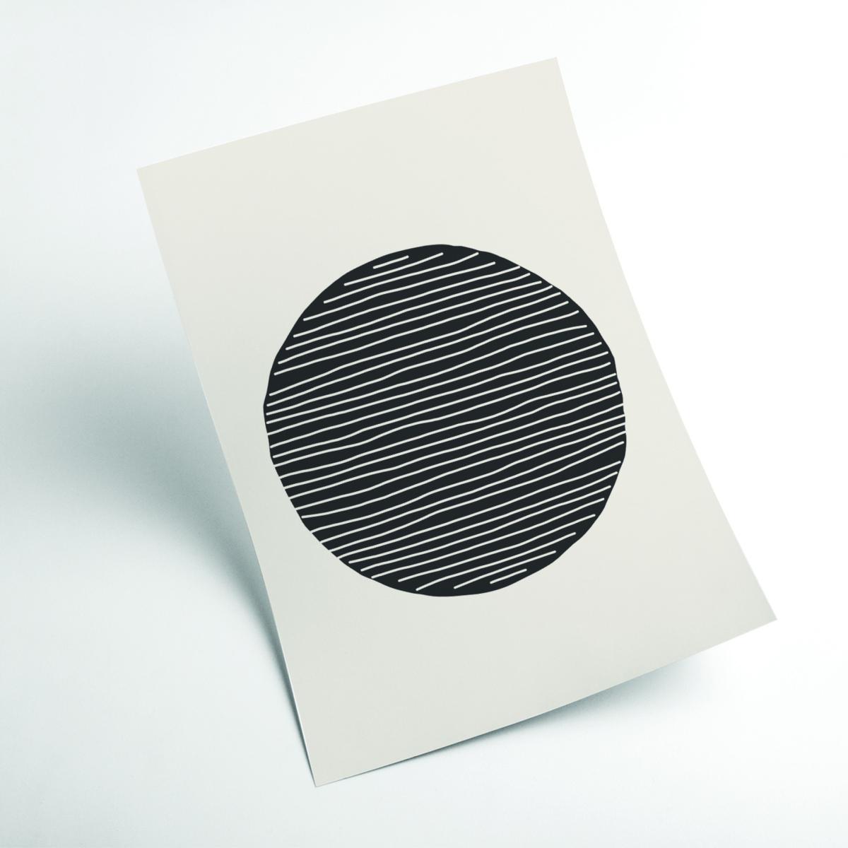 Black Circle Vibe Series #1 Large Stanley Print House – image 2