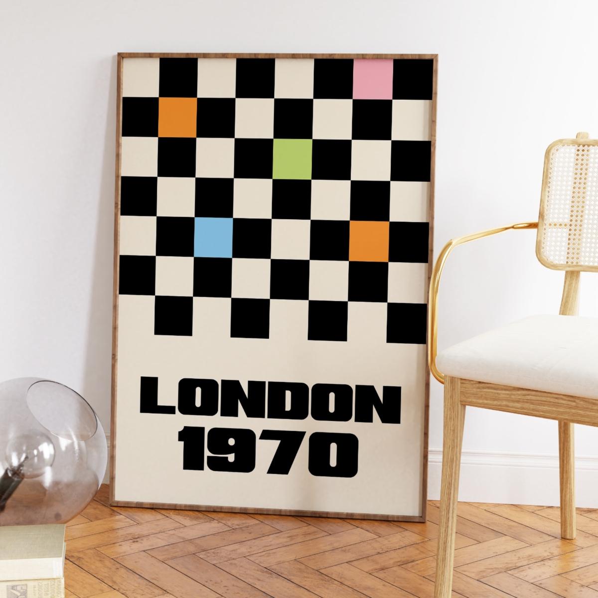 London 1970 Cream A3 Print Sofe Store – image 3