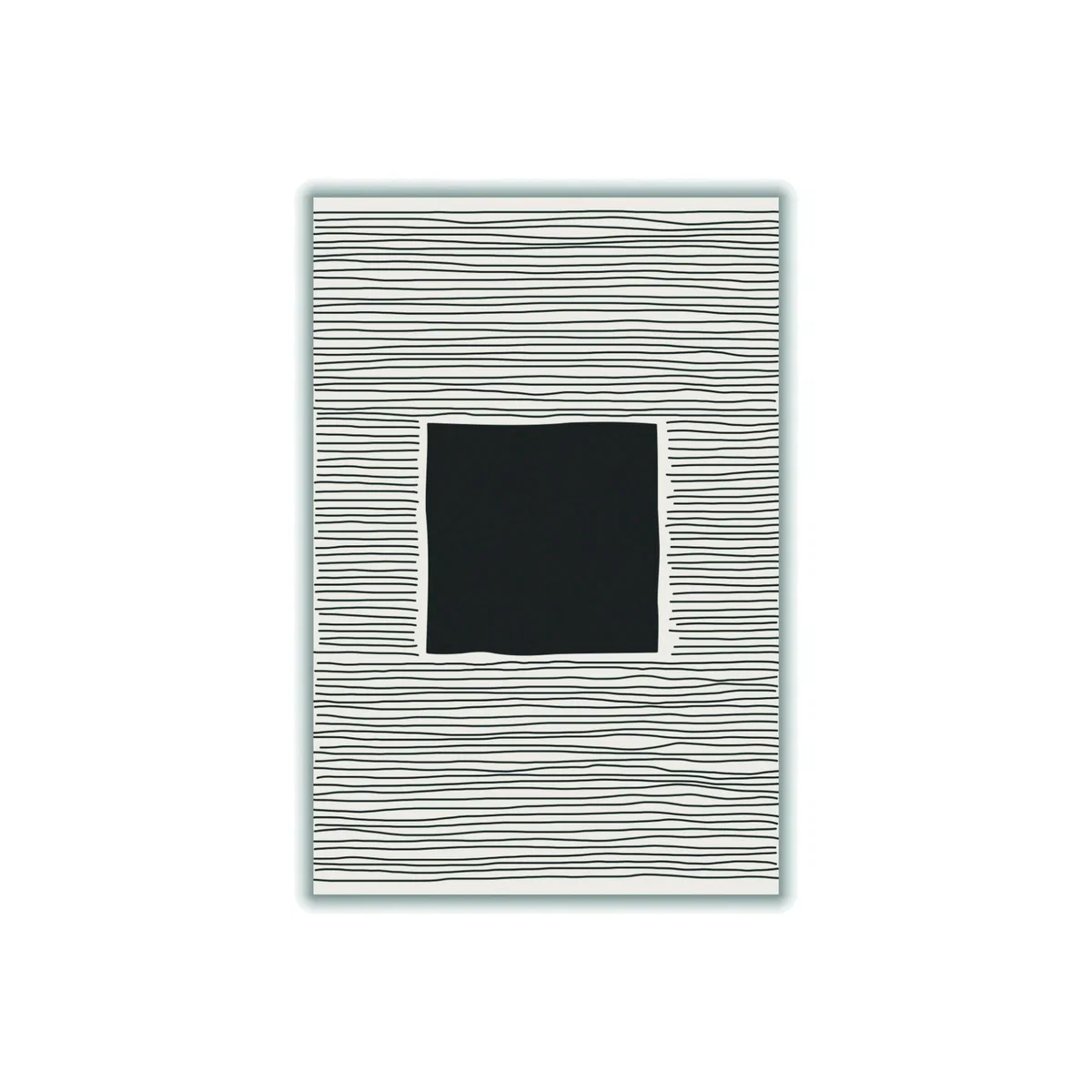 Black Minimalism Shapes 4 Large Stanley Print House – image 1