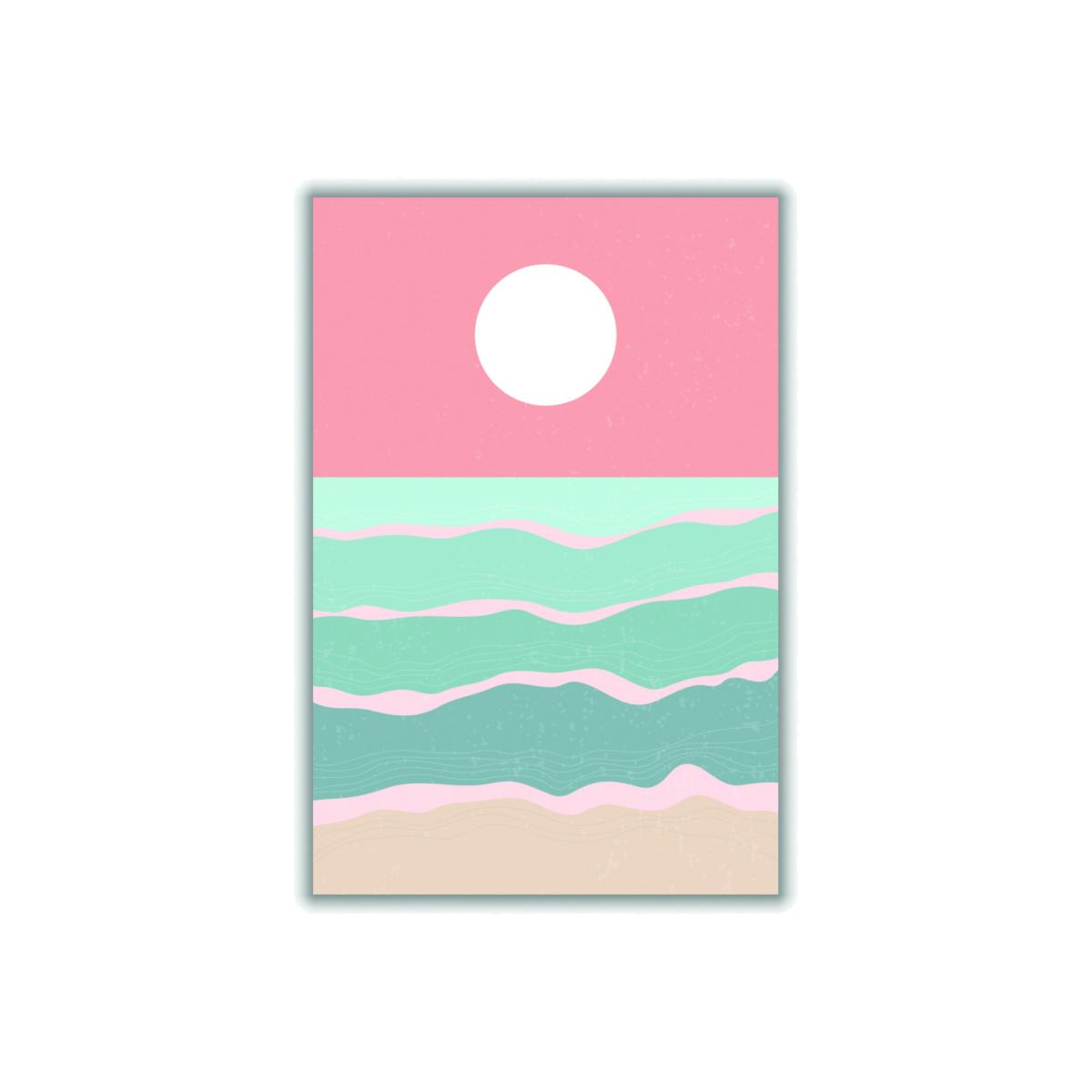 Sunset Over The Ocean #3 A4 210 X 297Mm Stanley Print House – image 1