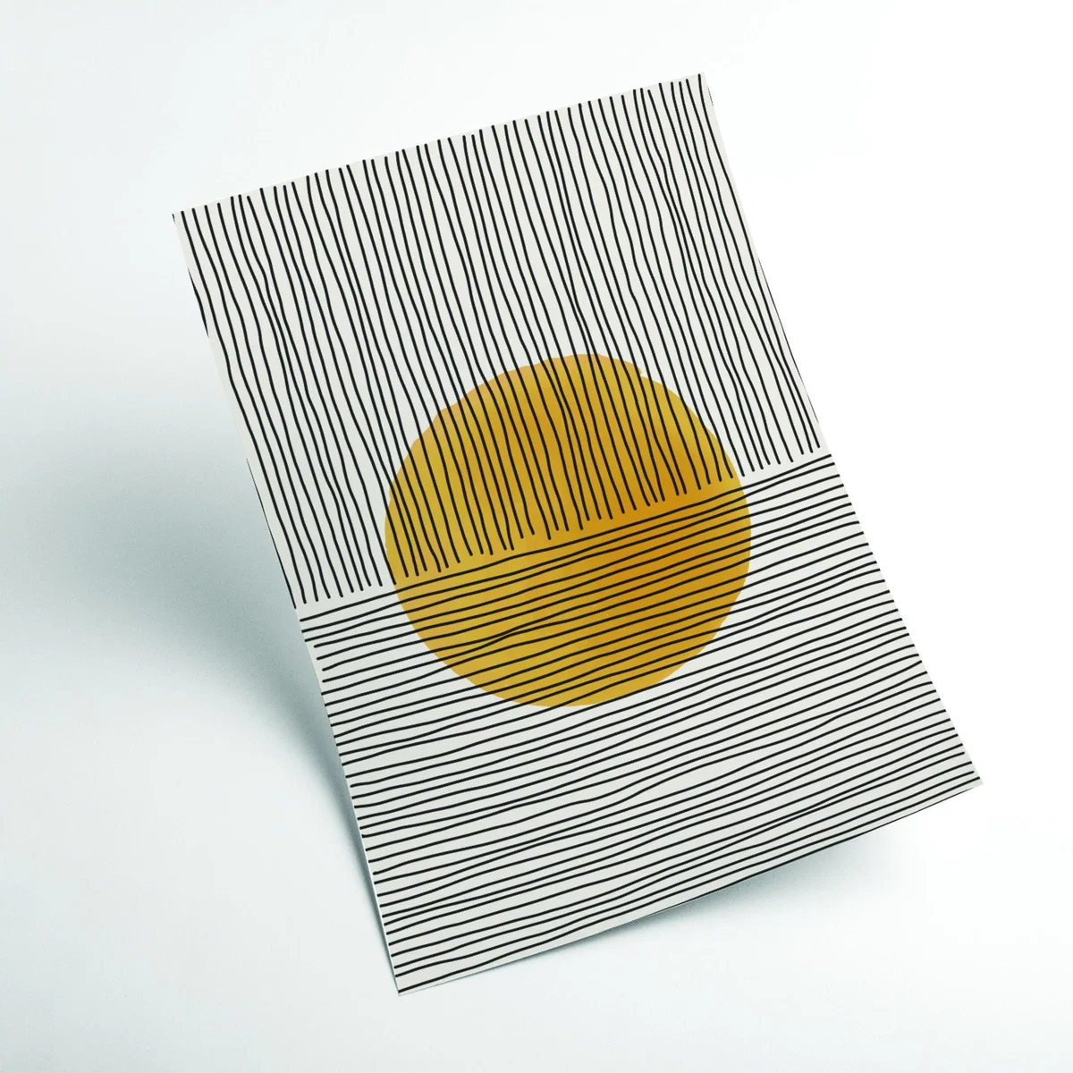 Yellow / Orange Boho Suns Series #3 A3 297 X 420Mm Stanley Print House – image 2