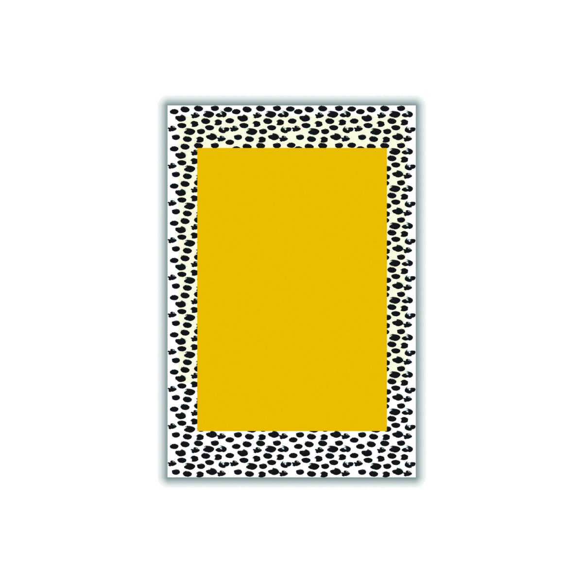 Yellow / Orange Minimal Yellow Poster A4 210 X 297Mm Stanley Print House – image 1