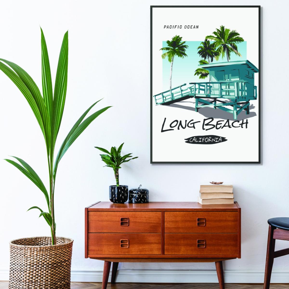 Blue Going, Going, Back, Back, To, Cali, Cali A4 210 X 297Mm Stanley Print House – image 3