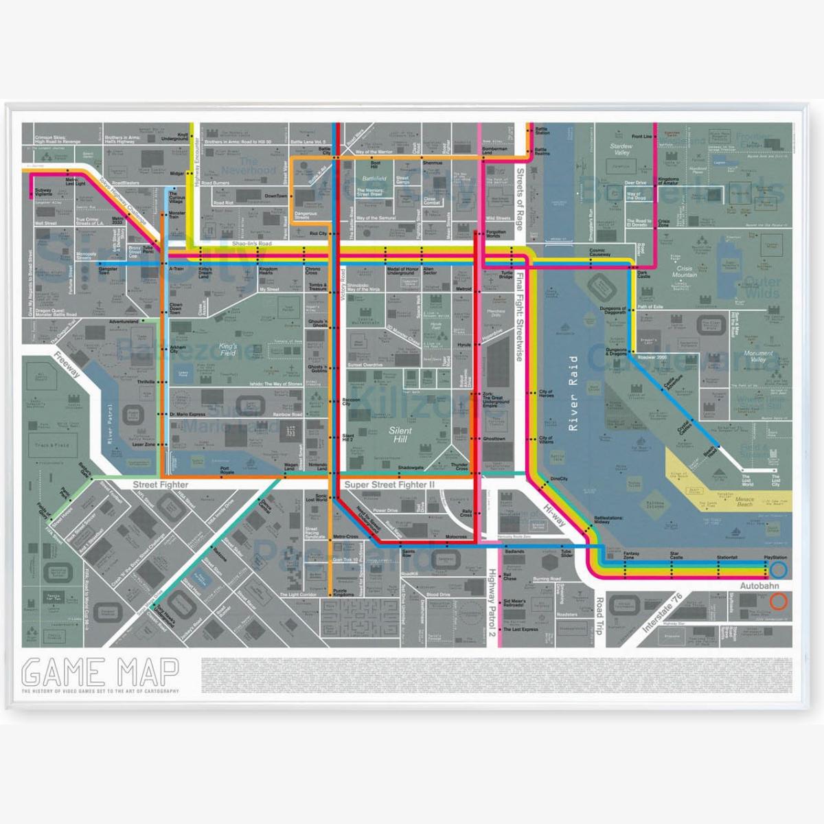 Game Map - Multicolour Dorothy