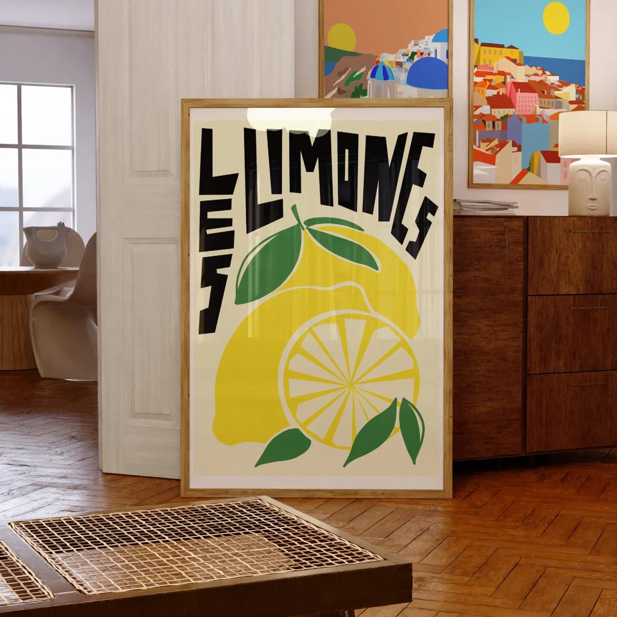 Yellow / Orange Les Limones Art Print - A3 Natalie Cass Art – image 5