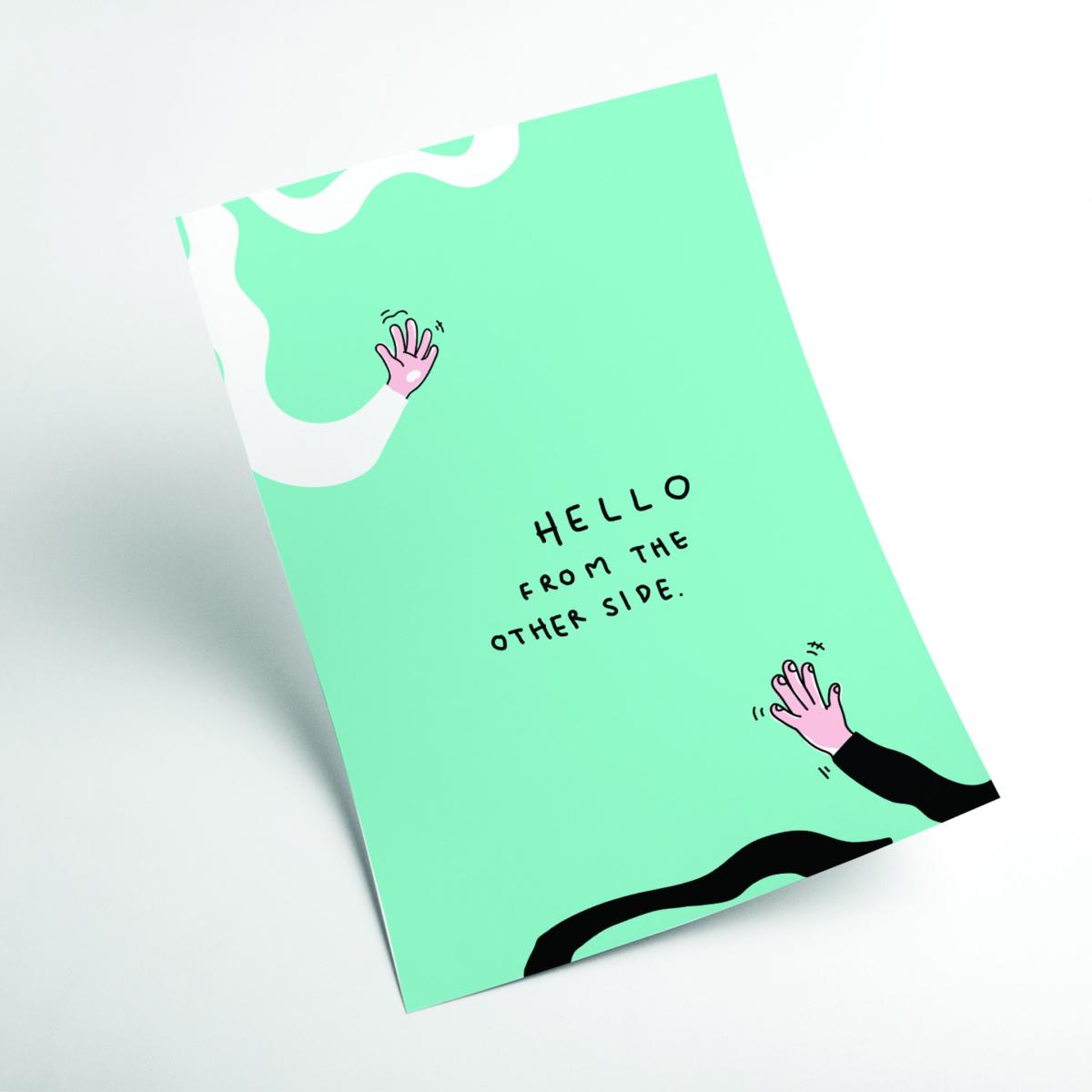 Blue Hello From The Other Side A1 594 X 841Mm Stanley Print House – image 2
