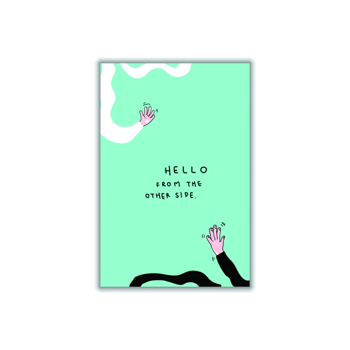 Blue Hello From The Other Side A1 594 X 841Mm Stanley Print House – image 1