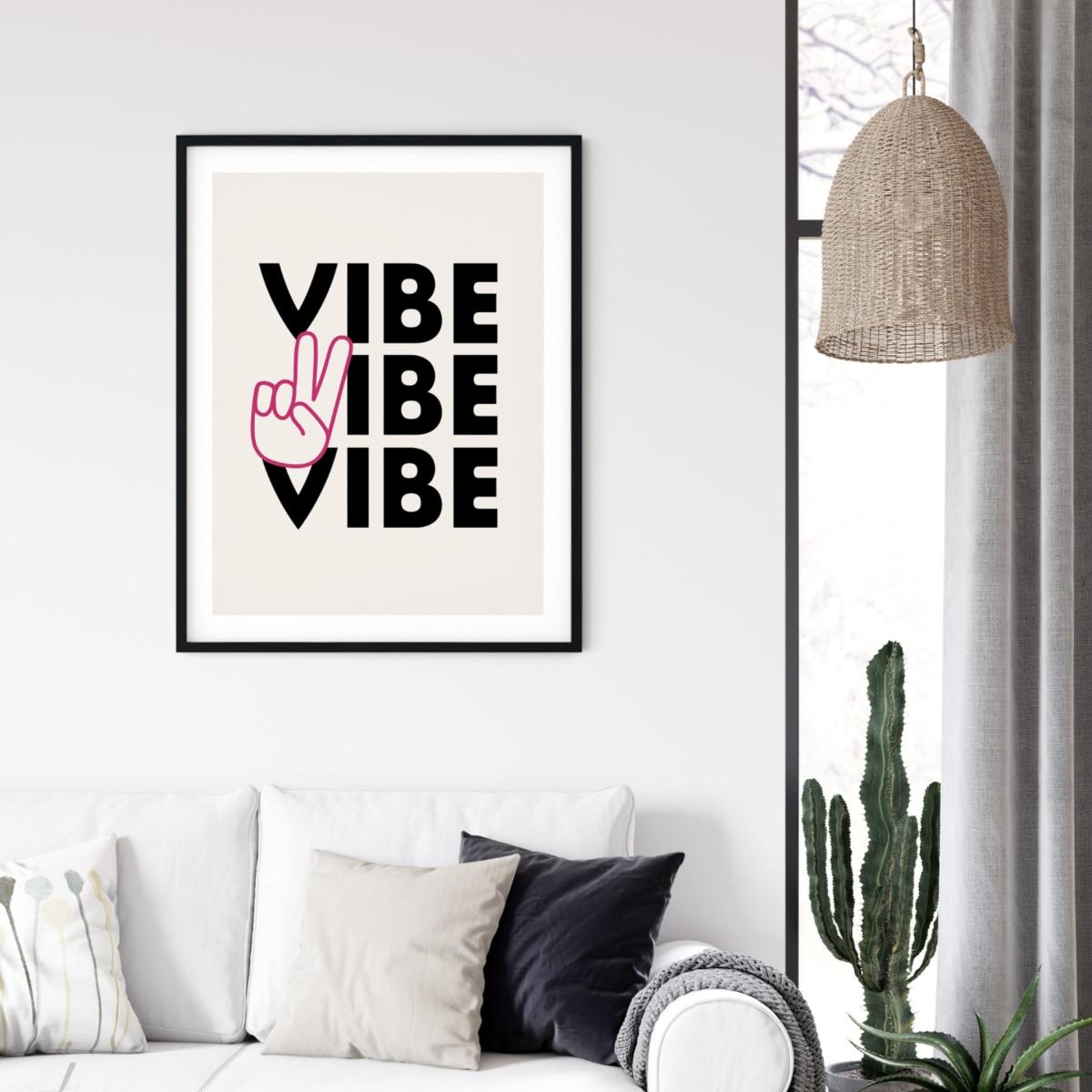 Black It's A Vibe Thing A3 297 X 420Mm The Native State – image 3