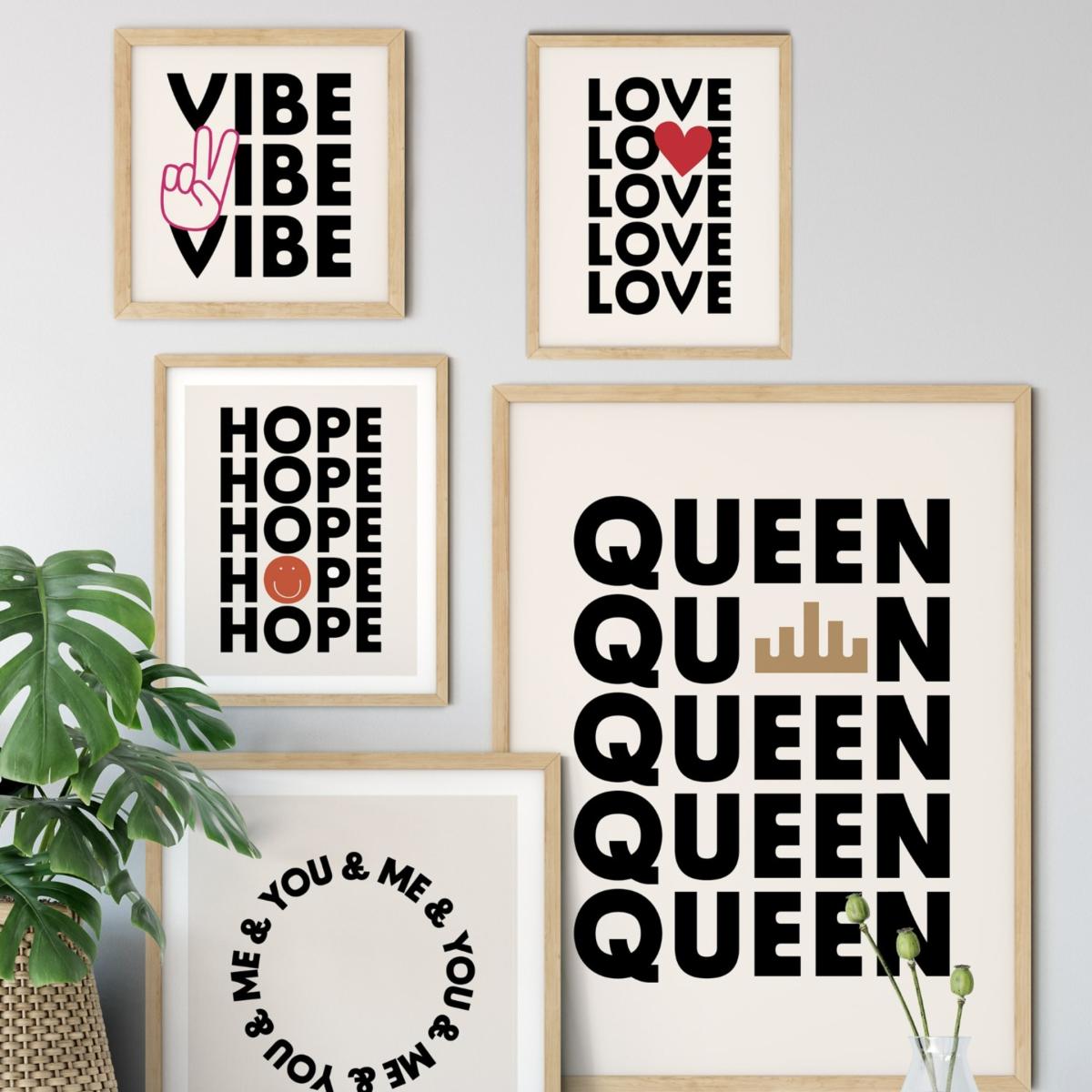 Black It's A Vibe Thing A3 297 X 420Mm The Native State – image 4