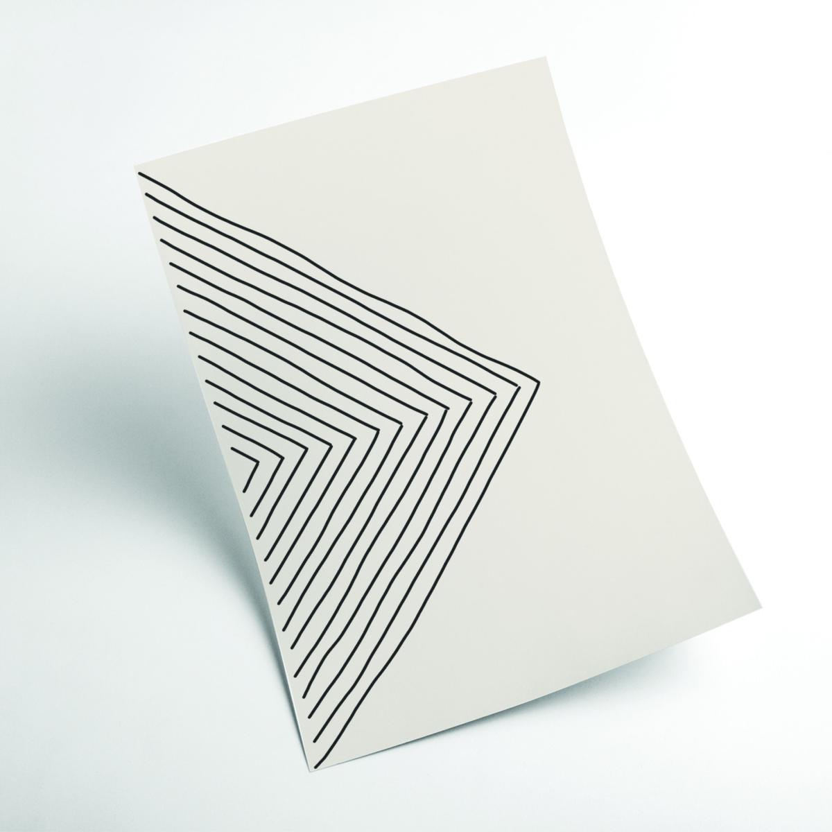 Grey Imperfect Lines #4 Medium Stanley Print House – image 2