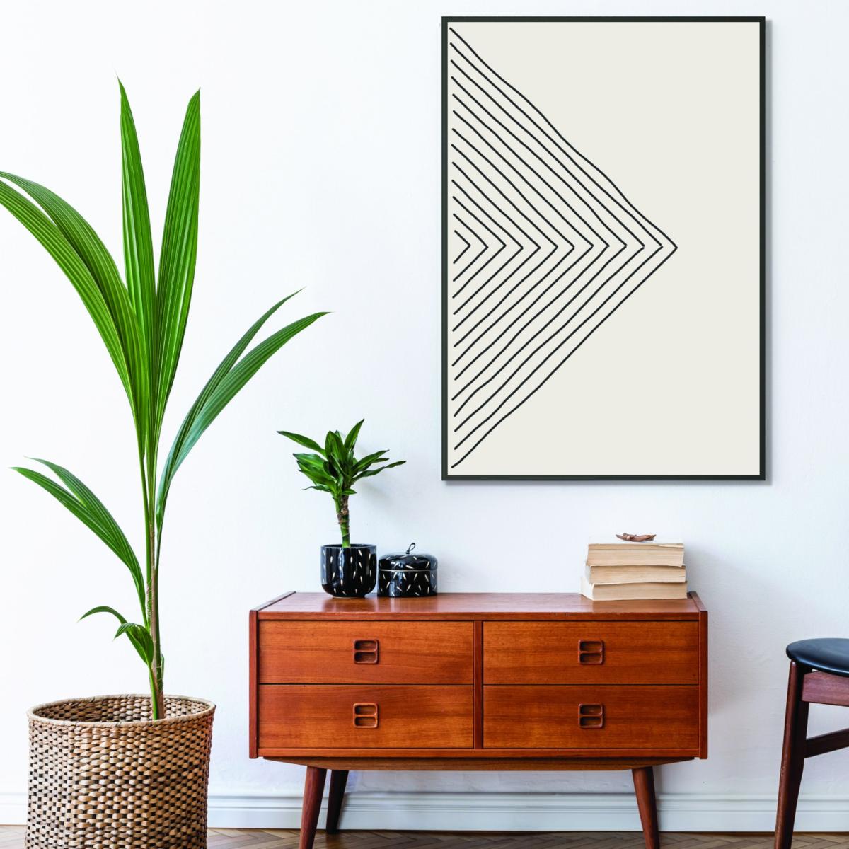 Grey Imperfect Lines #4 Medium Stanley Print House – image 3