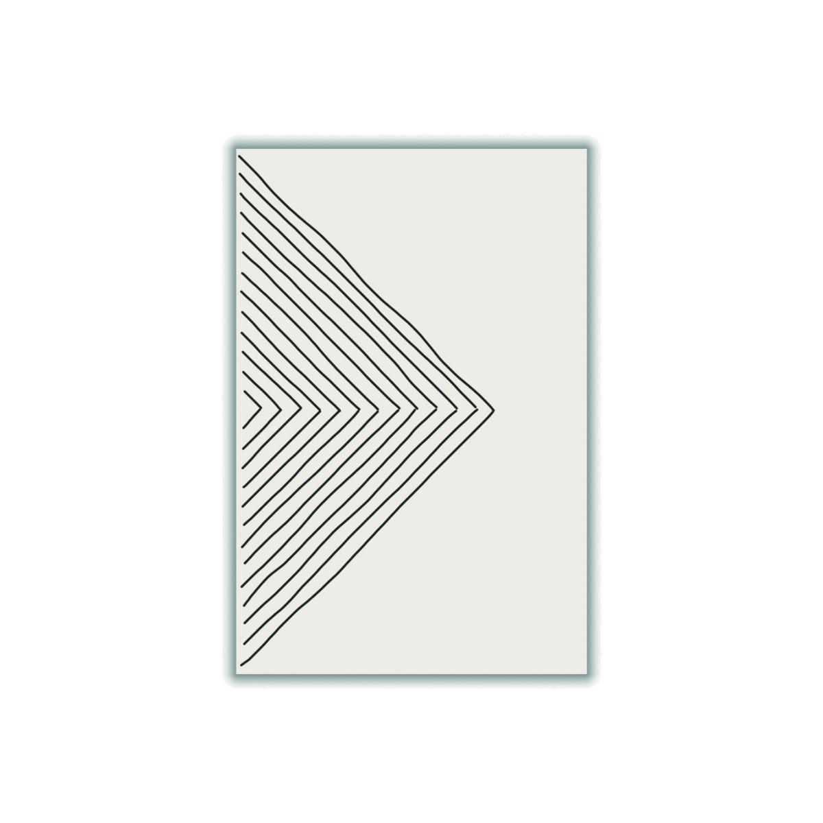 Grey Imperfect Lines #4 Medium Stanley Print House – image 1