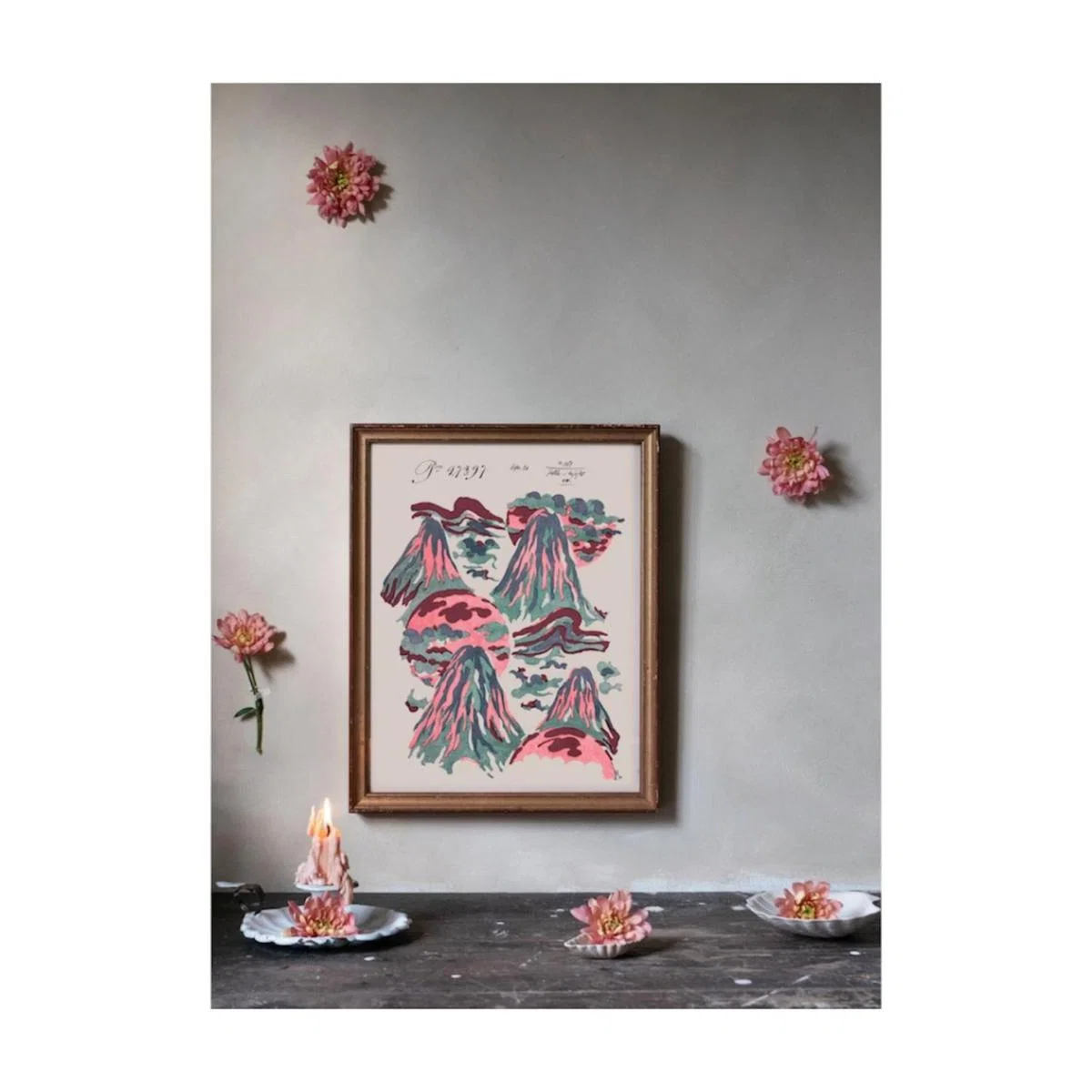Mount Vesuvius - A4 Print~Sisters – image 4