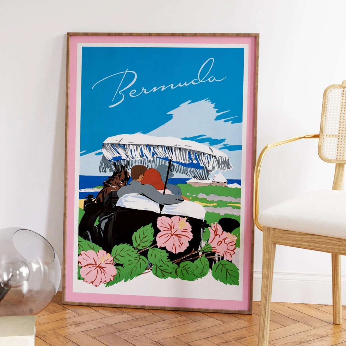 Bermuda Illustration Print Sofe Store – image 2