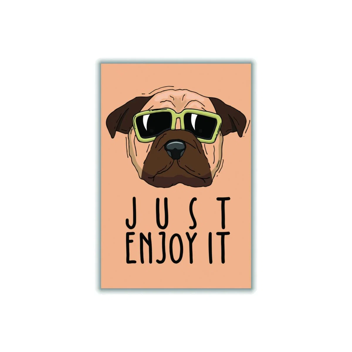 Brown Just Enjoy It Extra Small Stanley Print House – image 1
