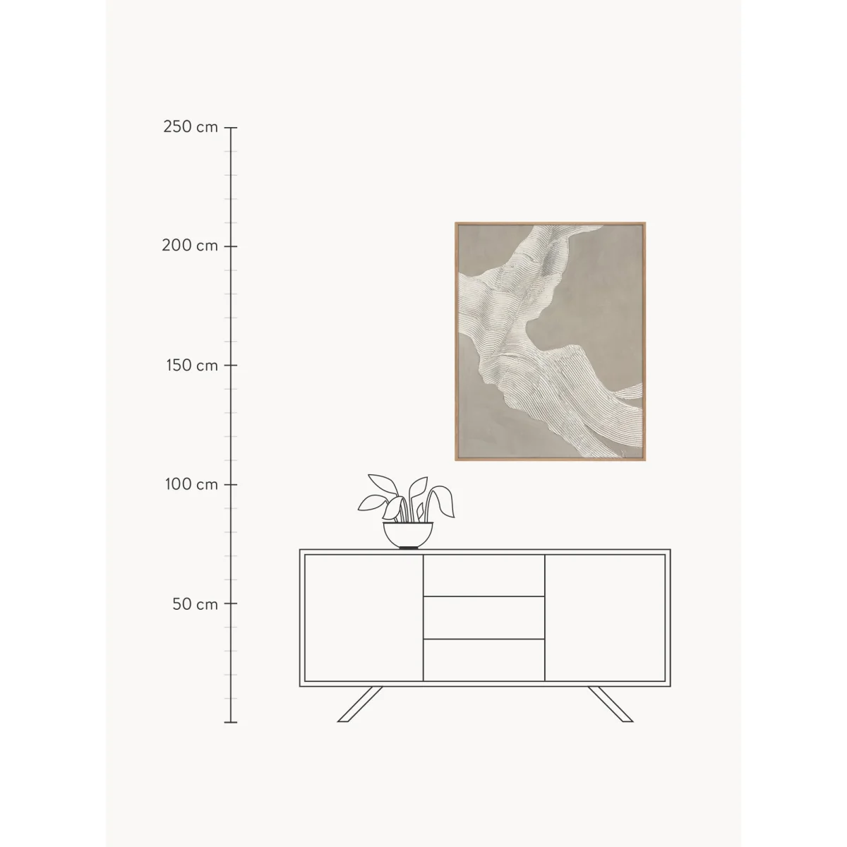 Hand-Painted Framed Canvas Art. Shape 3 – image 3
