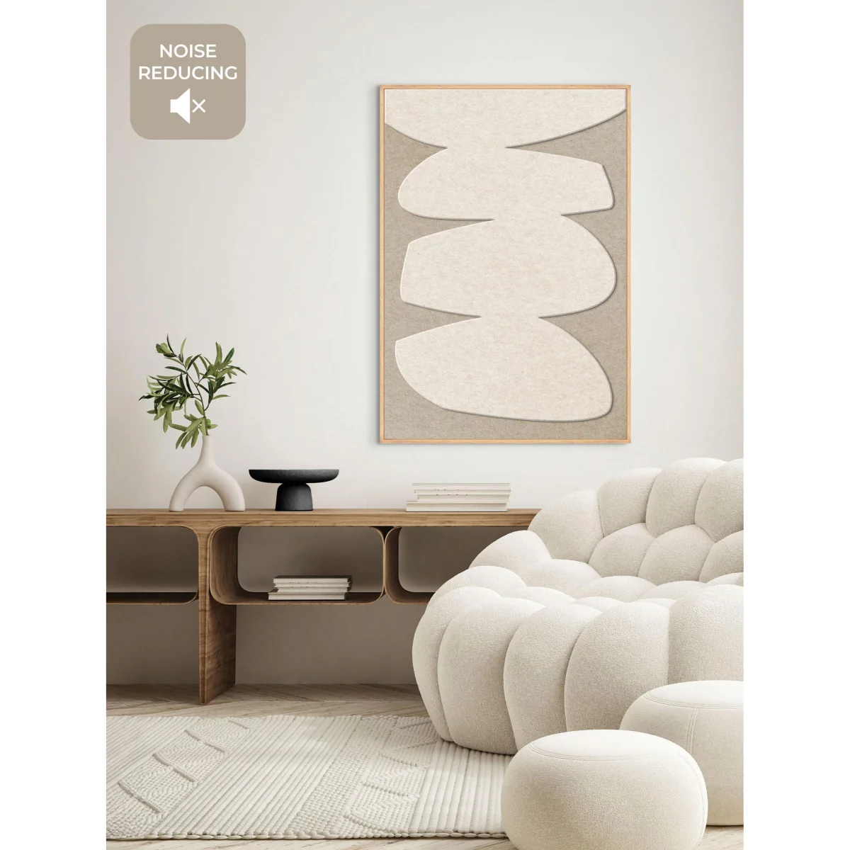 Framed Acoustic Wall Art Stone Balance 1 – image 3