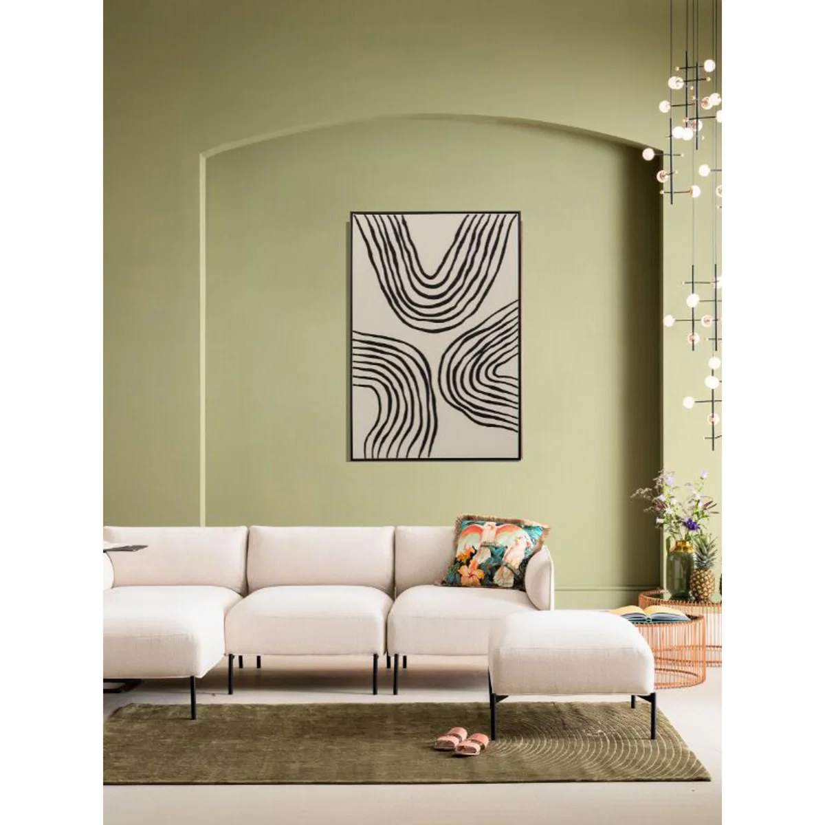 Hand-Painted Canvas Painting Bow – image 2