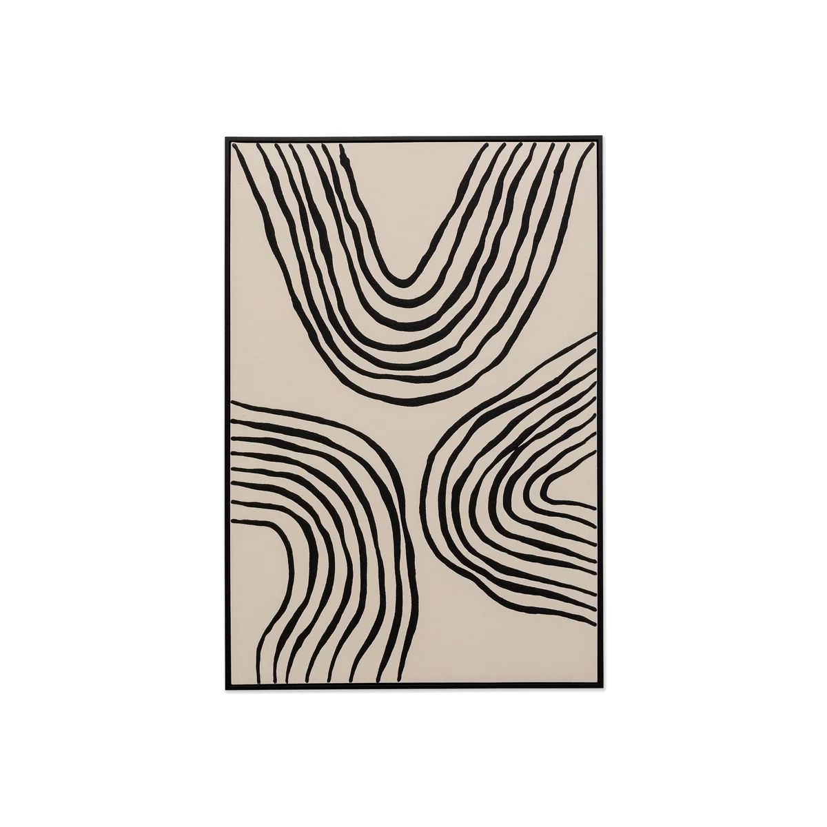 Hand-Painted Canvas Painting Bow – image 1