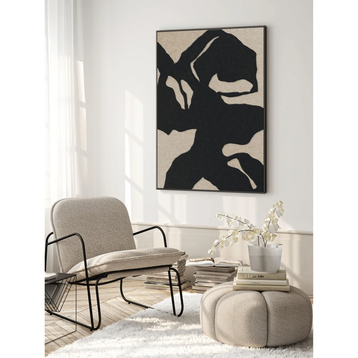 Framed Acoustic Wall Art Silent Shadows – image 3