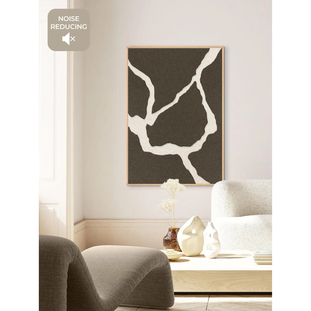 Framed Acoustic Wall Art Guiet Friction 2 – image 3