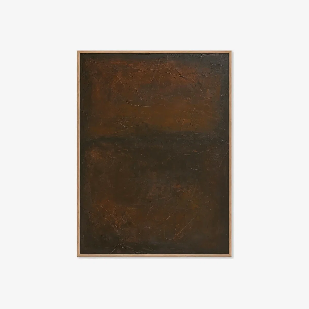 Hand-Painted Framed Canvas Print After Dark – image 1