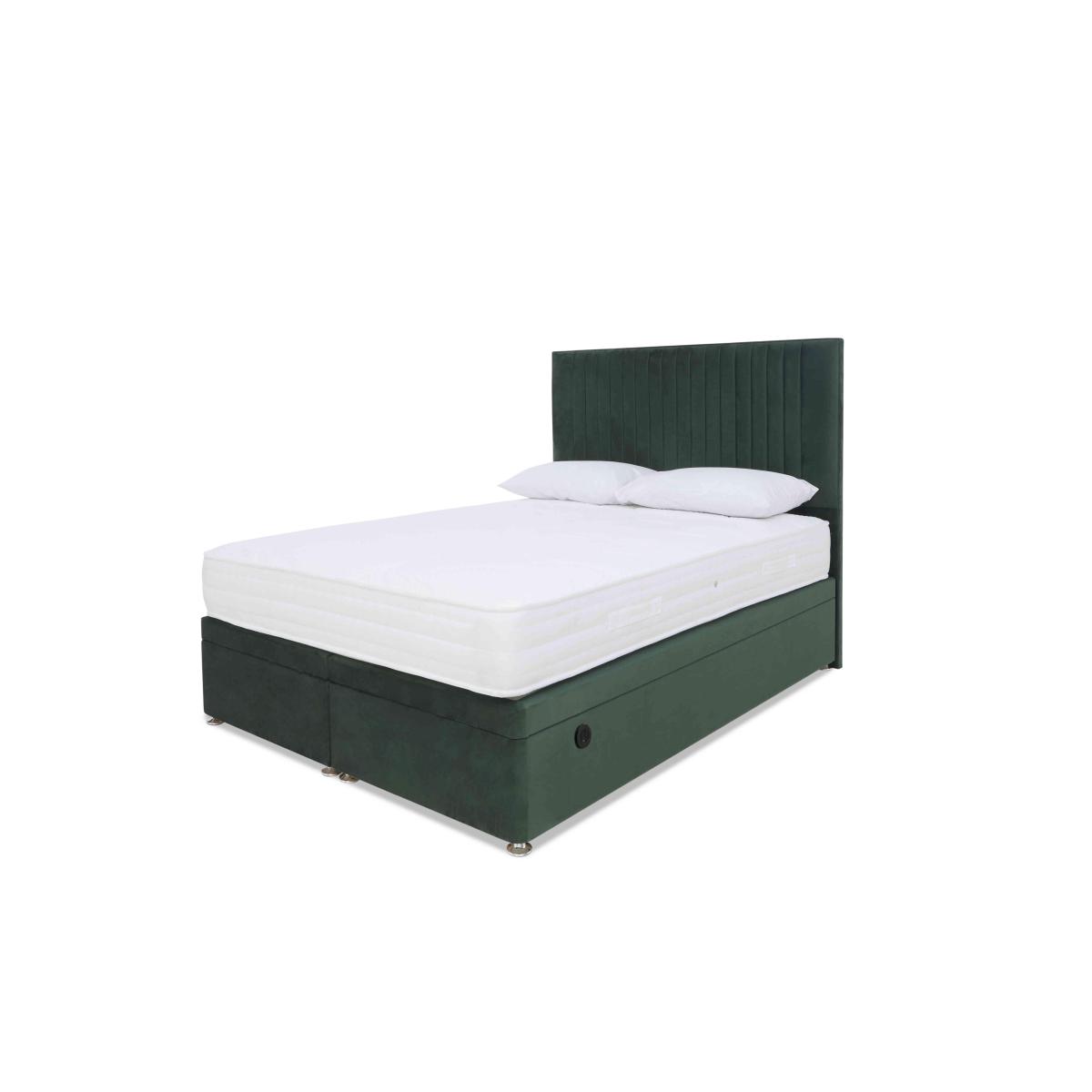 Sleep Story - Firm Gel Power End Ottoman Divan Set - Super King - Plush Atlantic – image 6