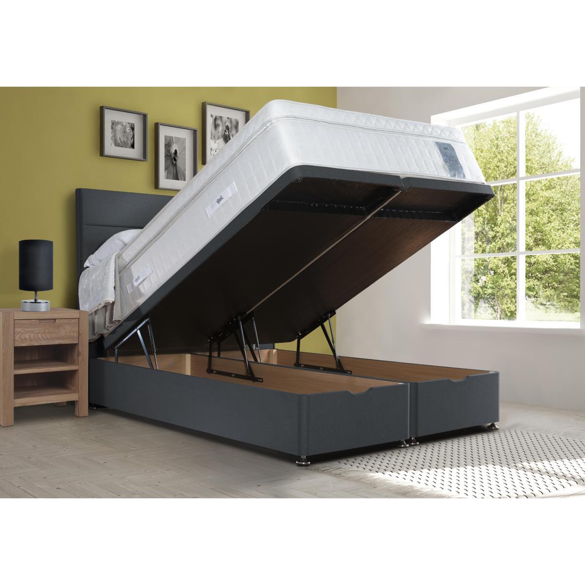 Sealy - Latex Box Top 2800 Ottoman Divan Set - Super King - Grey – image 3