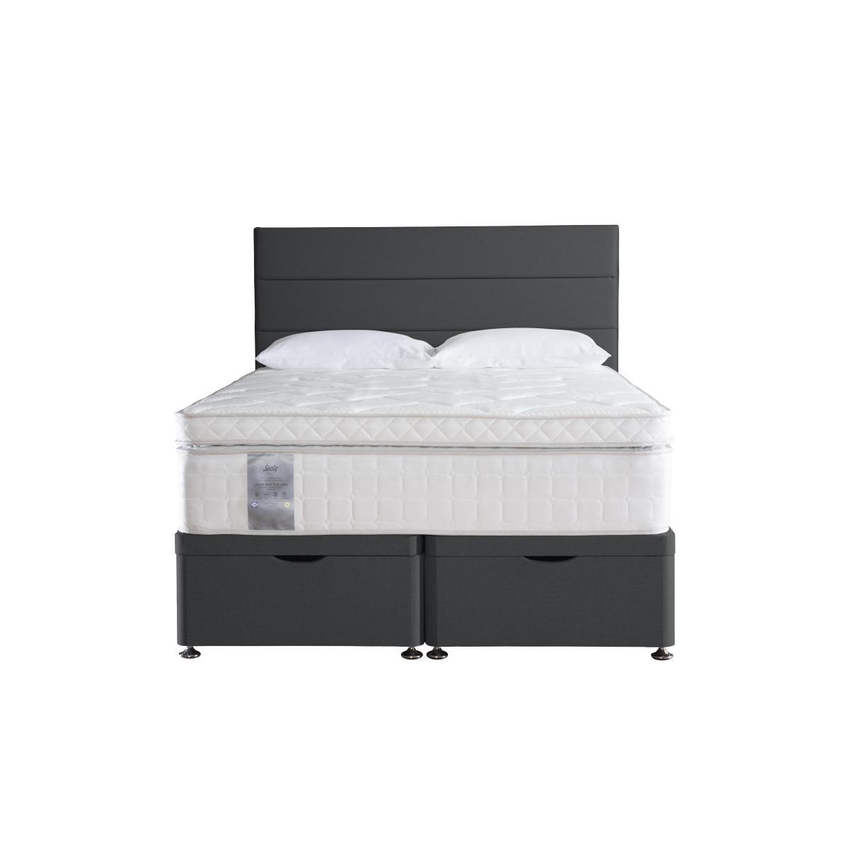 Sealy - Latex Box Top 2800 Ottoman Divan Set - Super King - Grey – image 4