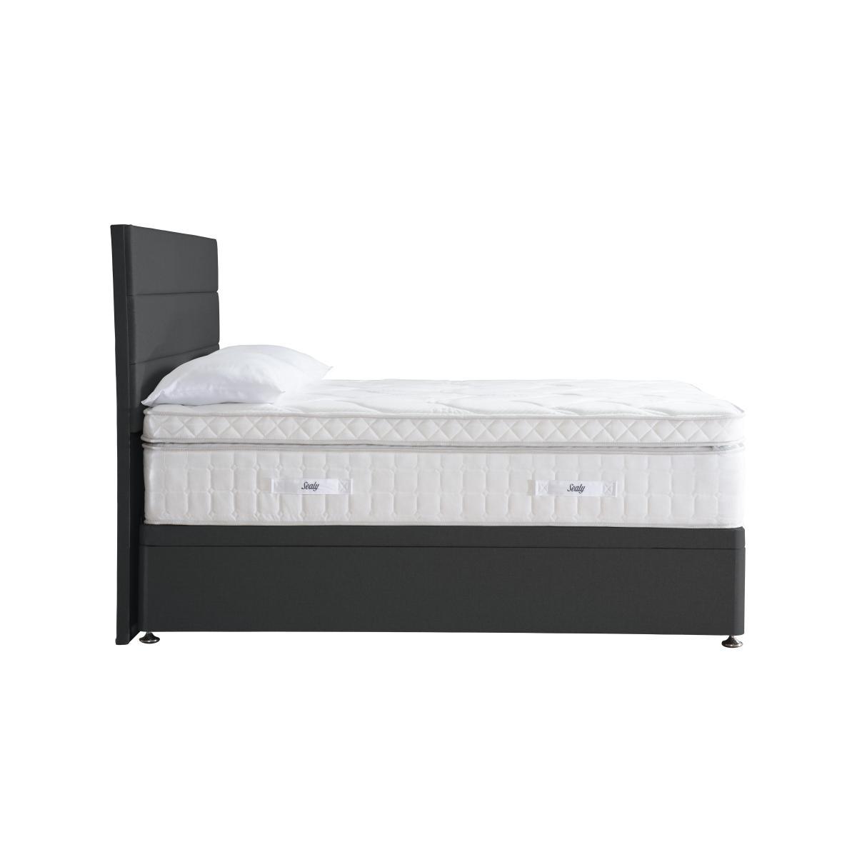 Sealy - Latex Box Top 2800 Ottoman Divan Set - Super King - Grey – image 5