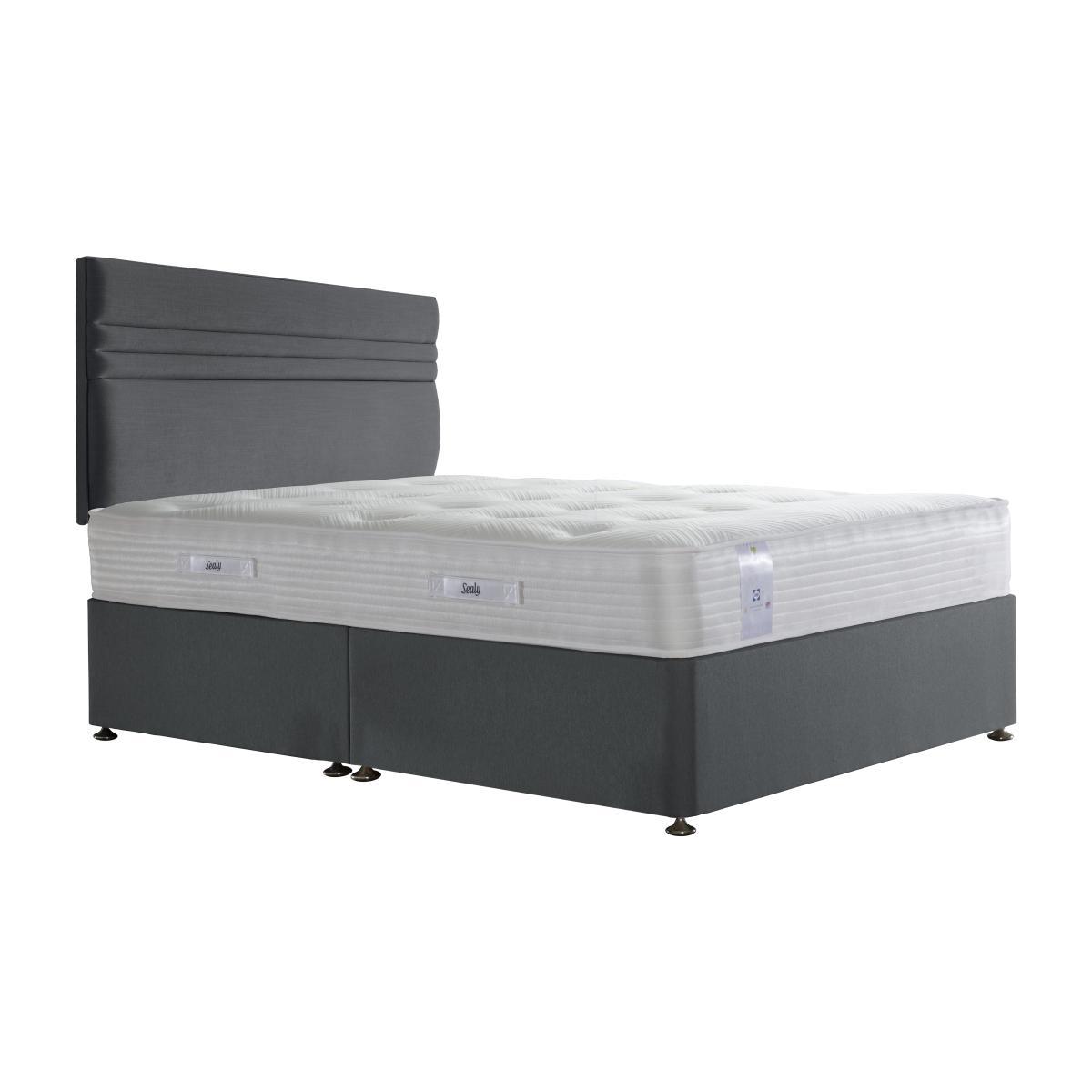 Sealy - Activsleep Memory Pocket 1800 Divan Set - Super King - Grey – image 1