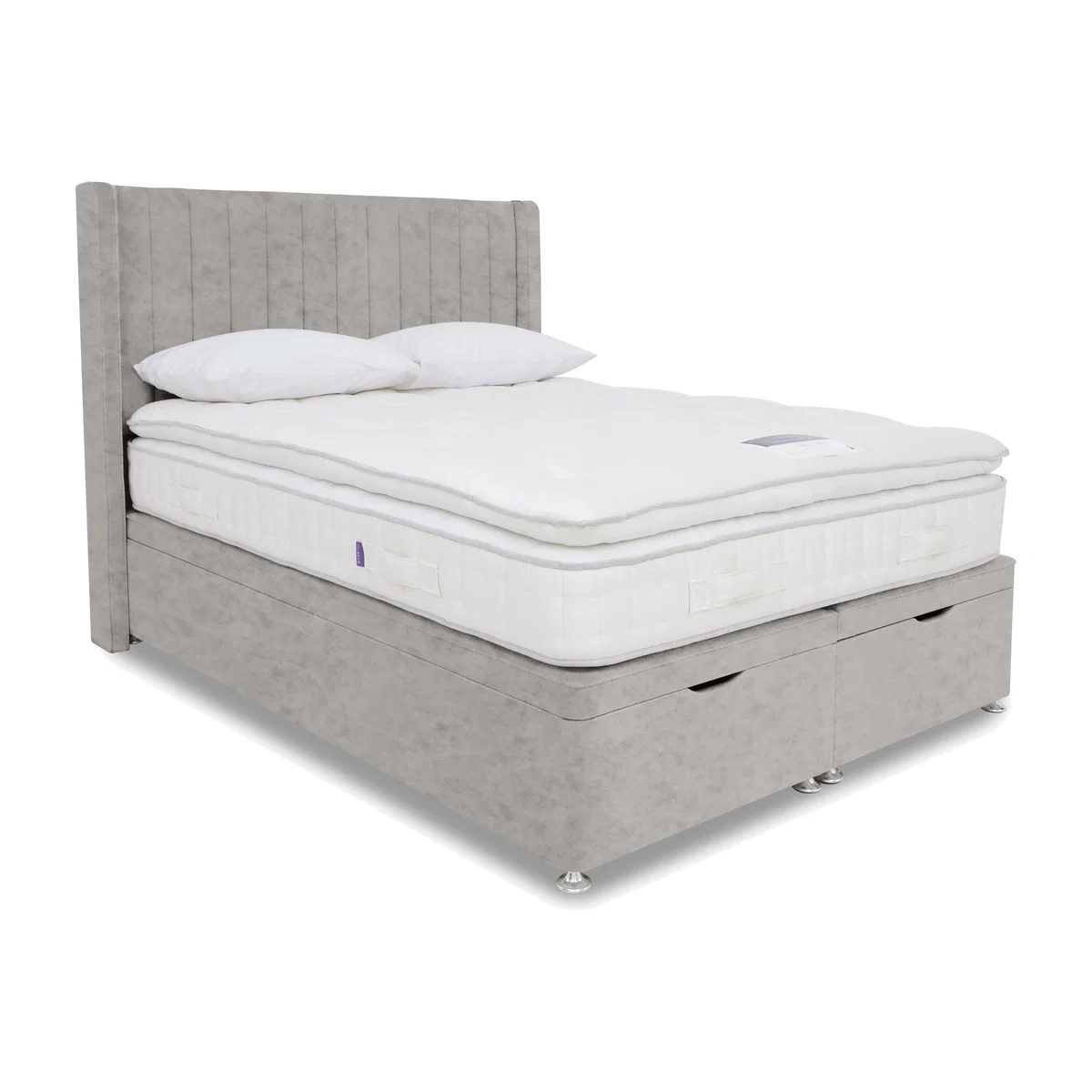 Harrison Spinks - Yorkshire 10K Ottoman Divan Set - Super King - Opal Sterling – image 1