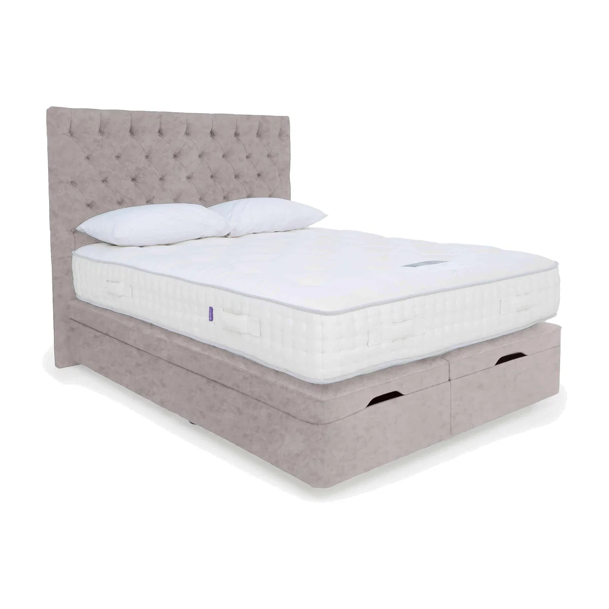 Harrison Spinks - Yorkshire 15K End Ottoman Divan Set - Super King - Opal Sterling – image 1