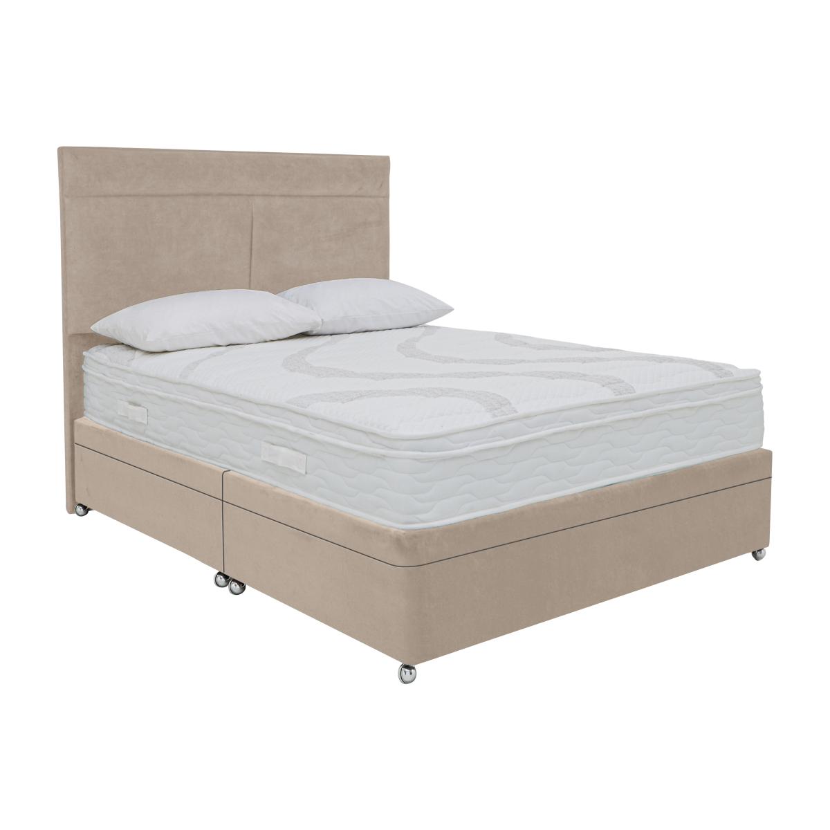 Sleep Story - Latex 3400 Side Ottoman Divan Set - Super King