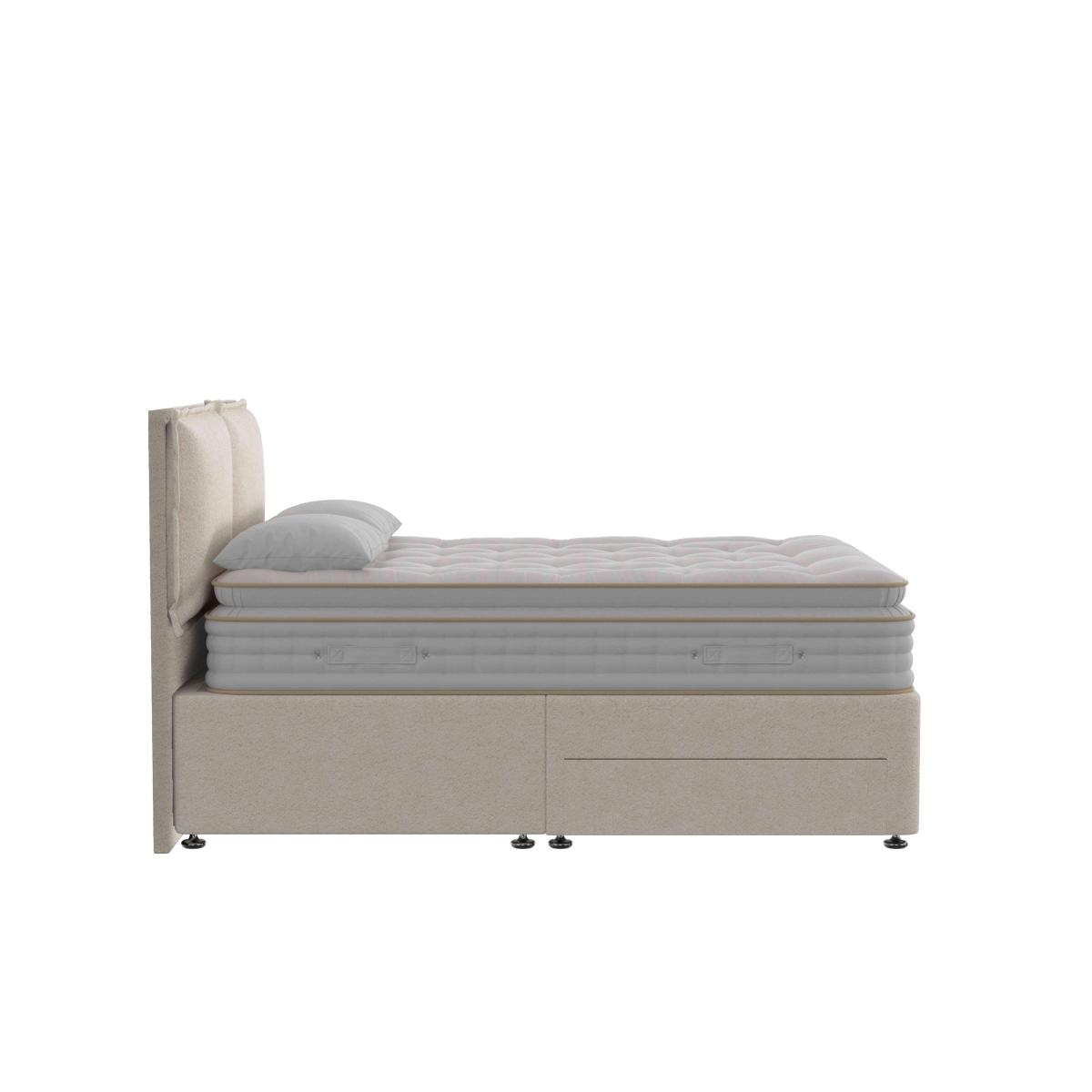 The Handmade Bed Company - Boutique 3000 Pillow Top Divan Set with 2 Drawers - Super King - Milano Coal – image 3