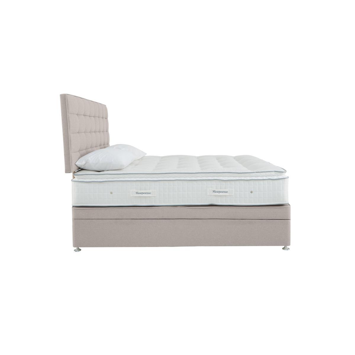 Sleepeezee - Natural Touch 2000 Pillowtop End Ottoman Divan Set - Super King - Brown – image 6