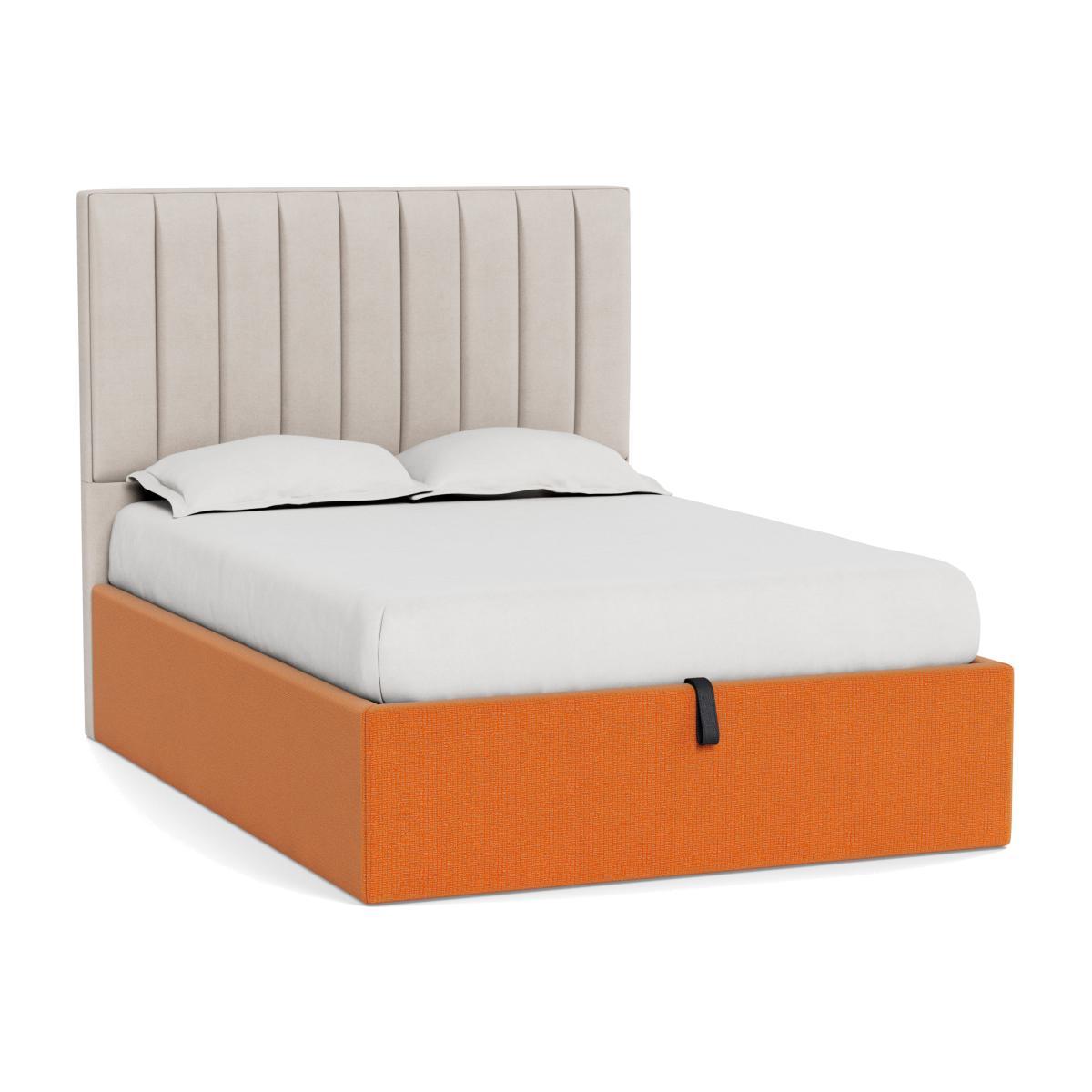 Heal's Storage Divan Super King Tejo Recycled Zinnia Black Feet - Heal's UK Bedroom Furniture – image 1